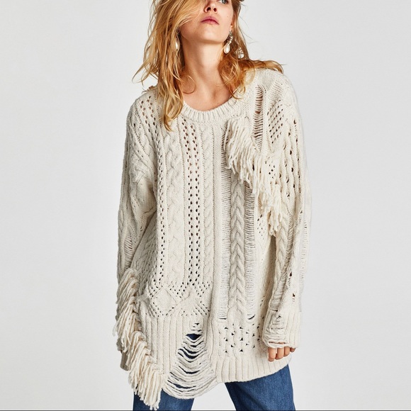 Zara Knit oversized sweater - Picture 1 of 3